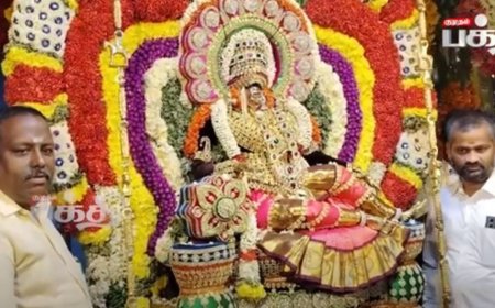 மேல்மலையனூர் அங்காளம்மனுக்கு பங்குனி அமாவாசையில் ஊஞ்சல் உற்சவம்.. நள்ளிரவில் ஒளிர்ந்த தீபங்கள்