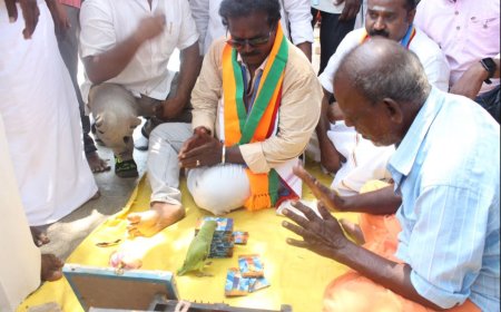 பச்சைக்கிளி.. தங்கர் பச்சான் பார்த்த ஜோசியம்.. கிளி ஜோதிடரை கைது செய்த வனத்துறை