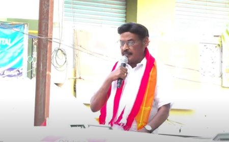 நாடு சுத்தமாக நல்லவர்களை தேர்ந்தெடுங்கள்.. சொல்கிறார் பெரம்பலூர் ஐ.ஜே.கே. வேட்பாளர்