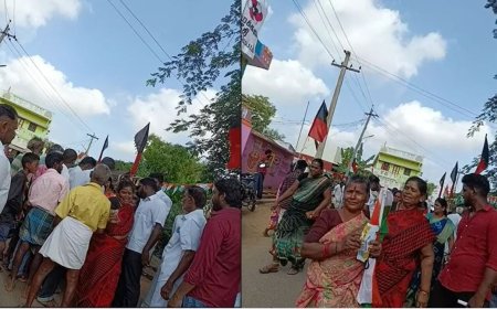 பிரசாரத்திற்கு பொதுமக்களை திரட்டி பணப் பட்டுவாடா.. திமுக, காங்கிரஸ் நிர்வாகிகள் மீது வழக்குப்பதிவு