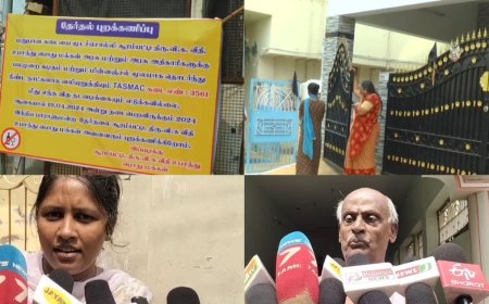 மதுக்கடையால் அல்லல்படும் மக்கள்.. வீடுகளில் கருப்புக்கொடி கட்டி போராட்டம்.. தேர்தலை புறக்கணிப்பதாகவும் அறிவிப்பு!
