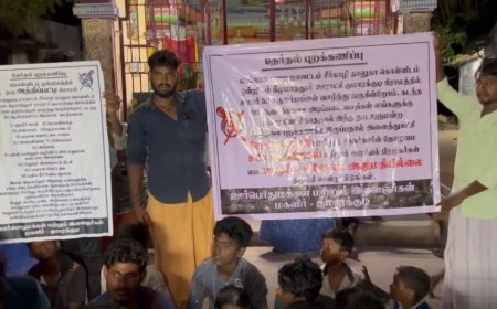 "ஓட்டு கேட்டு ஊருக்குள் வராதீங்க" தேர்தலை புறக்கணிக்கும் கிராம மக்கள்... "ஆதார், ரேஷன் கார்டை ஒப்படைப்போம்"