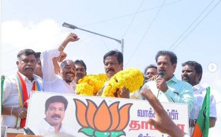"ரோல்மாடல் எம்.பியாக இருப்பேன்".."துறைமுக தொழிலாளர்களை காப்பேன்".. பாஜக வேட்பாளர் பால் கனகராஜ் உறுதி