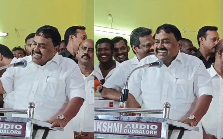 பானை, தீப்பெட்டி லாம் சின்னமா? கடலுரில் அமைச்சர் ராஜகண்ணப்பன் கலாய்