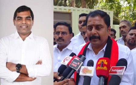 விதியை மீறுகிறாரா ஆற்றல் அசோக்குமார்..? திமுக எம்.பி வேட்பாளர் குற்றச்சாட்டு !