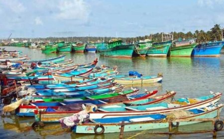 இன்று நள்ளிரவு முதல் மீன்பிடி தடைக்காலம்... 61 நாட்களை 45 நாட்களாகக் குறைக்க மீனவர்கள் கோரிக்கை...