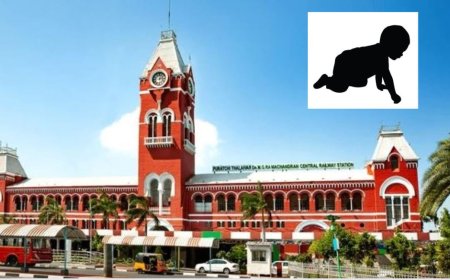சென்னை சென்ட்ரலில் கடத்தப்பட்ட குழந்தை.. 10ஆயிரம் ரூபாய்க்கு விற்க முயற்சி.. 4 மணி நேரத்தில் மீட்ட போலீஸ்