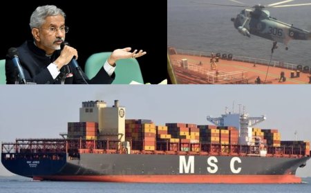 ஈரான் சிறைபிடித்த சரக்கு கப்பலில் சிக்கி தவிக்கும் 17 இந்தியர்கள்... மீட்பு நடவடிக்கையில் இந்தியா தீவிரம்