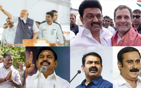 நாளை மாலையுடன் தேர்தல் பரப்புரை ஓய்கிறது... வேட்பாளர்கள் இறுதிக்கட்ட பிரசாரம்...