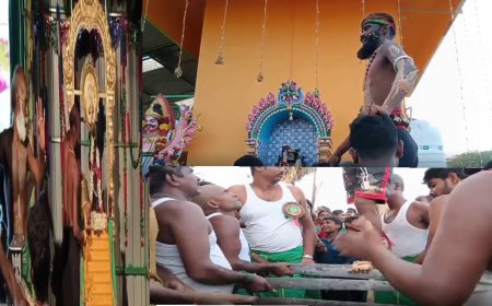 ஜெயங்கொண்டம் பிடிகாசு திருவிழா.. அரிவாள் மீதேறி நடந்த பூசாரி.. 18ம்படி கருப்பசாமியை கும்பிட குவிந்த பக்தர்கள்