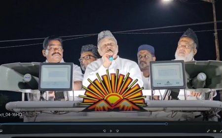 மக்களுக்கு ஏற்றம் தரும் I.N.D.I.A. கூட்டணி - காதர் மொய்தீன் வாக்கு சேகரிப்பு