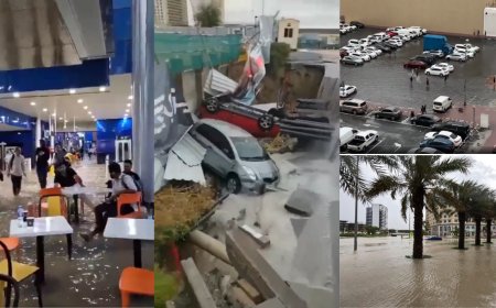 வெள்ளத்தில் மிதக்கும் UAE.. பாகிஸ்தான், ஆப்கானிஸ்தானில் கனமழையால் 100-க்கும் மேற்பட்டோர் பலி..