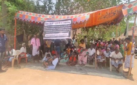 ஒட்டுமொத்தமாக தேர்தலை புறக்கணித்த கிராம மக்கள்.. கருப்புக் கொடி ஏந்தி போராட்டம்.. என்ன காரணம்?