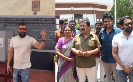 2024 Election: குடும்பத்துடன் வாக்களித்த சூர்யா… ஜனநாயக கடமையாற்றிய விக்ரம், வடிவேலு, அனிருத்