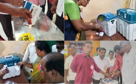 சீல் வைத்து எடுத்துச்செல்லப்பட்ட EVM இயந்திரங்கள்.. ! இனி அனைத்தும் துணை ராணுவம் கையில்...