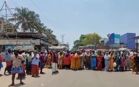 "குடிநீர் எங்க?" - தென்காசியில் மக்கள் சாலைமறியல்..