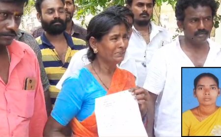 வாக்களிக்க சென்ற பெண் உயிரிழப்பு.. அனாதையாக நிற்கும் குழந்தைகள்..  நிவாரணம் வழங்க கோரிக்கை…