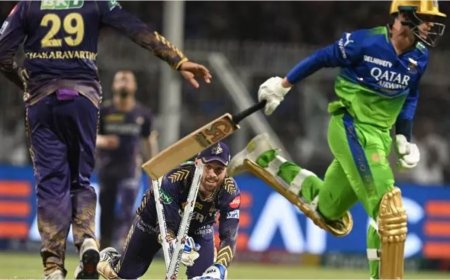 கடைசி பந்து வரை போராடிய RCB... வீணான போராட்டம்... 1 ரன் வித்தியாசத்தில் தோல்வி...