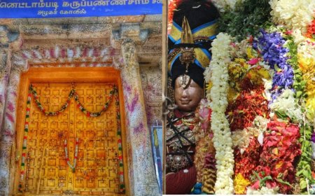 அழகர் மலை கள்ளழகரை காவல் காக்கும் பதினெட்டாம்படி கருப்பசாமி.. தங்கம், வைரத்துக்கும் கணக்கு இருக்கும்