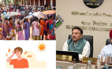 6 மாநிலங்களில் வெப்ப அலை... அவசரமாக கூடிய தேர்தல் ஆணையர்கள்.. 6 கட்ட வாக்குப்பதிவு தேதி மாற்றமா..?