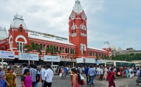 பரபரப்பான சென்னை சென்ட்ரலில் கிடந்த இளம் பெண் சடலம் !  கொலையா? தற்கொலையா? என போலீஸ் விசாரணை !