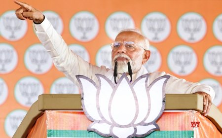 "SC, ST, OBC இடஒதுக்கீட்டிற்கு ஆபத்து... மத அடிப்படையில் இடஒதுக்கீடு வழங்க காங். திட்டம்" - பரப்புரையில் பிரதமர் மோடி பேச்சு...