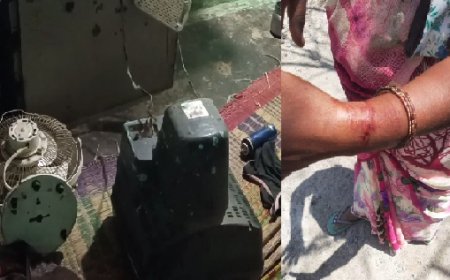 கள்ளத்தொடர்பால் நடந்த களேபரம்... போலீஸ் கண்முன்னே மூதாட்டி மீது தாக்குதல்... பேரனுக்காக பாட்டியை தாக்கிய உறவினர்கள்