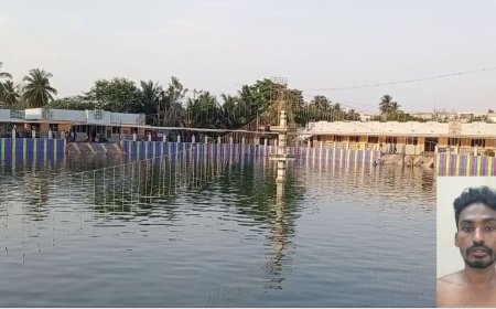 வெடிகுண்டு மிரட்டல்... சித்திரை திருவிழாவில் பதற்றம்...  ஸ்தபதிக்கு கைவிலங்கு போட்ட போலீஸ்