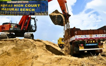 ஆற்று மணல் விற்பனை.. அரசின் விதிகள் பின்பற்றப்படுகிறதா?..  மதுரை ஹைகோர்ட் கேள்வி