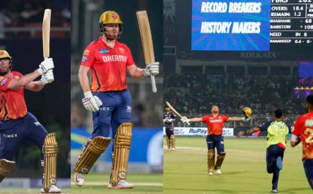 ஈடன் கார்டனில் பொழிந்த சிக்ஸர் மழை.. கொல்கத்தாவை வீழ்த்தி சேஸிங்கில் சாதனை படைத்த பஞ்சாப்..