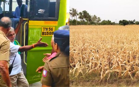 வாடும் பயிர்கள்.. பாசனத்திற்கு தண்ணீர் கேட்டு போராடிய கீழ்பவானி விவசாயிகள் கைது