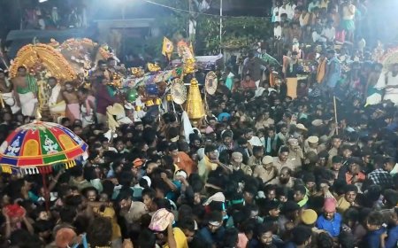 திருவையாறு ஐயாறப்பர் கோயில் திருவிழா...  பொம்மை போட்ட பூ.. நெரிசலில் சிக்கி மயங்கிய பெண்