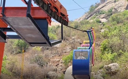 50 நாட்களிலேயே இப்படியா..! சோளிங்கர் ரோப்காா் சேவைக்கு என்னாச்சு..?