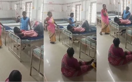 மருத்துவர்கள் பற்றாக்குறை..?  அரசின் ஆல்டர்நேட் பிளான்..?  சிகிச்சையளித்த தூய்மை பணியாளர்