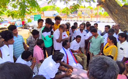 அன்புமணி மகள்கள் குறித்து அவதூறு..அதிமுக நிர்வாகி கைது.. காவல் நிலையத்தை முற்றுகையிட்ட அதிமுக, விசிகவினர்..