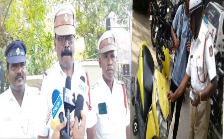 நம்பர் பிளேட்டில் ஸ்டிக்கர் இருக்கா? எடுக்கா விட்டால் ஸ்பாட் ஃபைன்.. போக்குவரத்து காவல் ஆய்வாளர் எச்சரிக்கை