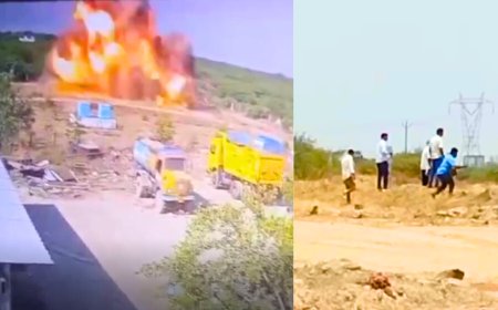 காரியாபட்டி கல்குவாரி வெடிவிபத்து... உயிர்ப்பாய் இருக்கும் வெடிபொருட்கள்.. செயலிழக்க வைக்கும் பணி தீவிரம்..