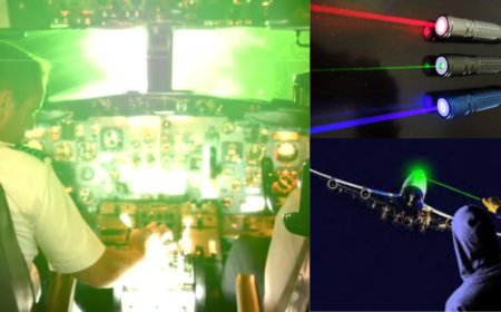 விமானங்கள் மீது பாயும் ஒளி.. விஷமிகள் மீது கடும் நடவடிக்கை.. இந்திய விமான நிலைய ஆணையம் வார்னிங்