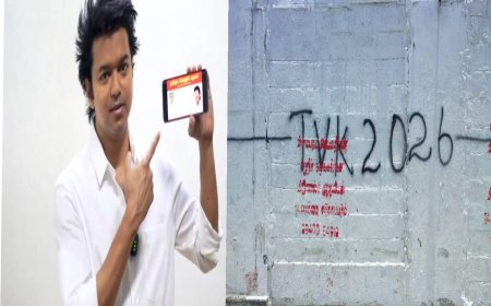 2026 சட்டசபை தேர்தலுக்கு தயாராகும் நடிகர் விஜய்யின் தமிழக வெற்றிக்கழகம்.. மெட்ராஸ் பட பாணியில் சுவர் அரசியல்
