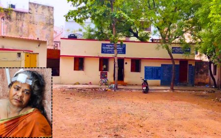 தடுப்பூசி போடப்போன பாட்டிக்கு தலையில் ரத்த காயம்.. மதுரை சுகாதார நிலையத்தில் பரபரப்பு