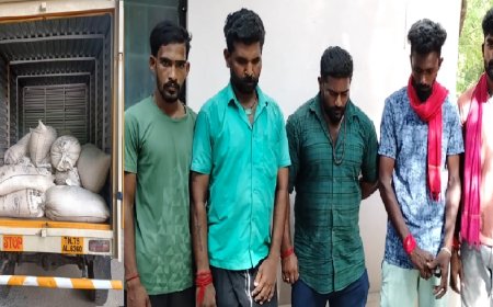1150 கிலோ ரேஷன் அரிசி கடத்தல்... 6 பேரை தட்டி தூக்கிய கோவில்பட்டி போலீஸ்.. அடுத்து நடந்த ட்விஸ்ட்