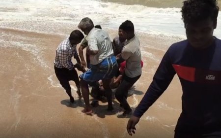 கடலில் மூழ்கி பயிற்சி மருத்துவர்கள் 5 பேர் பலி...நாகர்கோவிலில் சோகம்..