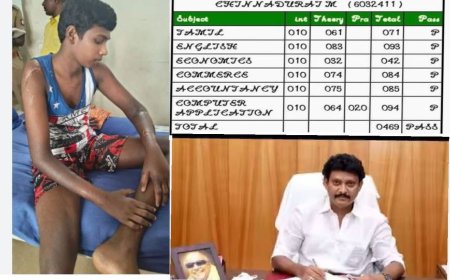 சாதி வெறி தாக்குதலுக்கு ஆளான சின்னத்துரை.. +2வில் சாதனை.. கல்வி செலவை ஏற்ற அமைச்சர் அன்பில் மகேஷ்