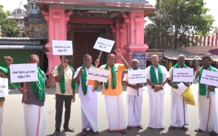 யானை வழித்தடமாக எங்கள் நிலப்பகுதிகளை அறிவிப்பதா? விவசாயிகள் போராட்டம்.. எங்கள் நிலங்களை பறிக்க வனத்துறை சதி செய்கிறது...