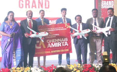 Hotel Management -ஐ தொடர்ந்து விமான கல்வித்துறையில் அடியெடுத்து வைக்கும் "Chennais Amirta".. 100% வேலைவாய்ப்பு உத்தரவாதம்..