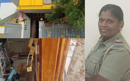 காணாமல் போனது "250 சவரன் அல்ல..450 சவரன்"...போலீஸ் வீட்டிலே கைவரிசை காட்டிய கொள்ளையர்கள்..கதறும் பெண் காவல் ஆய்வாளர்..