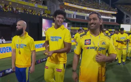 சென்னையில் கடைசி போட்டி... கேப்டனின் பொறுப்பான ஆட்டத்தால் வெற்றி..!  ரசிகர்களுக்கு CSK கொடுத்த சர்ப்ரைஸ்...