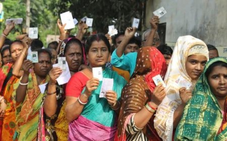 4ம் கட்ட மக்களவைத் தேர்தல் வாக்குப்பதிவு... 24% ஐ கடந்த வாக்குப்பதிவு