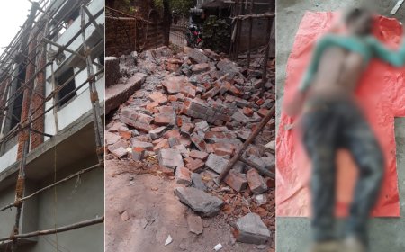 சென்னையில் கட்டிட பணியின் போது தூண் இடிந்து விழுந்து மேற்கு வங்க தொழிலாளி பலி-கட்டிட உரிமையாளர் ஜாமீனில் விடுவிப்பு