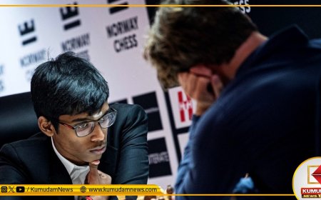 நார்வே செஸ் தொடர்: கார்ல்சனை சொந்த ஊரில் வீழ்த்திய பிரக்ஞானந்தா...உலகை வெல்லும் தமிழன்!